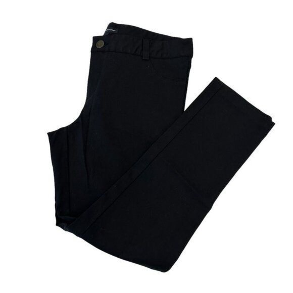 INC International Concepts Women SZ 12 Black Slim Leg Business Casual Dress Pant - Picture 9 of 10